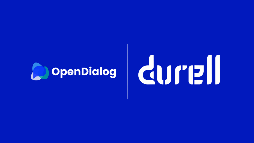 Durell and OpenDialog AI Announce Strategic Partnership